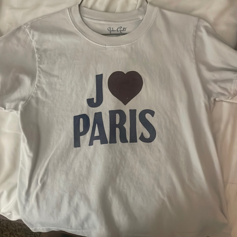 Brandy Melville “J ❤️ Paris” shirt. PERFECT CONDITION
